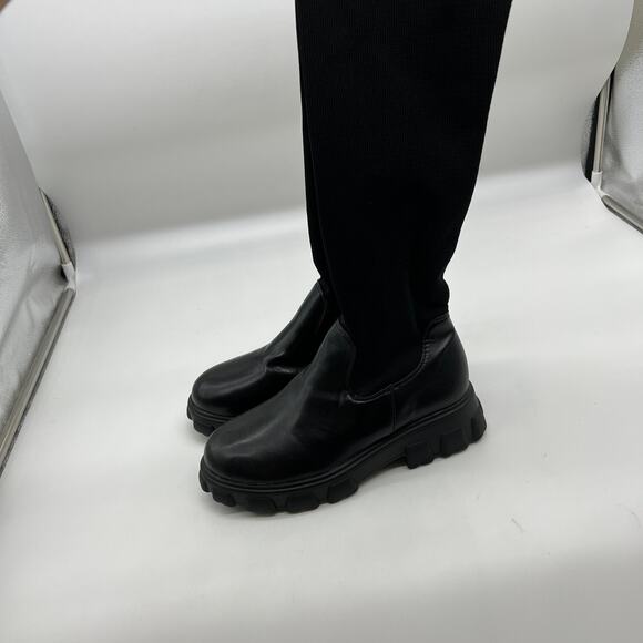 Women's Over The Knee Platform Thigh High Boots Round Toe Size 8US /39CN - Picture 6 of 15